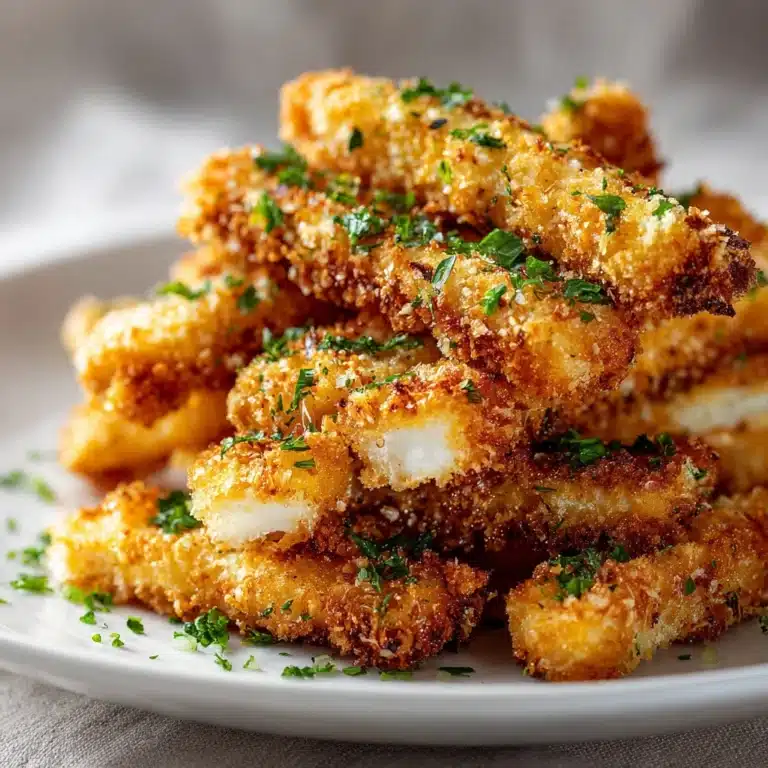 Oven-Baked Crispy Parmesan Chicken Tenders Recipe