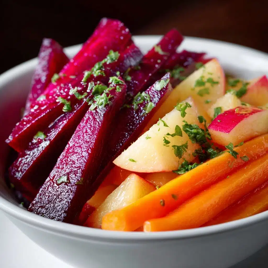 Raw Beet Salad with Apples and Carrots Recipe - Recipe Image