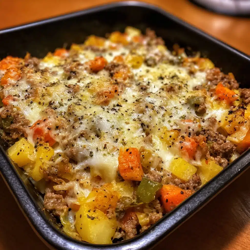 Crockpot Cheesesteak Potato Casserole Recipe