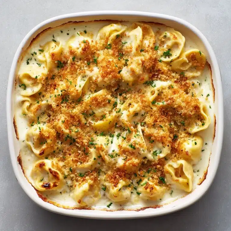 Alfredo Tortellini Bake Recipe