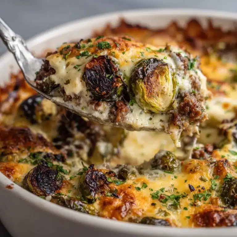 Sausage and Brussels Sprouts Casserole Recipe