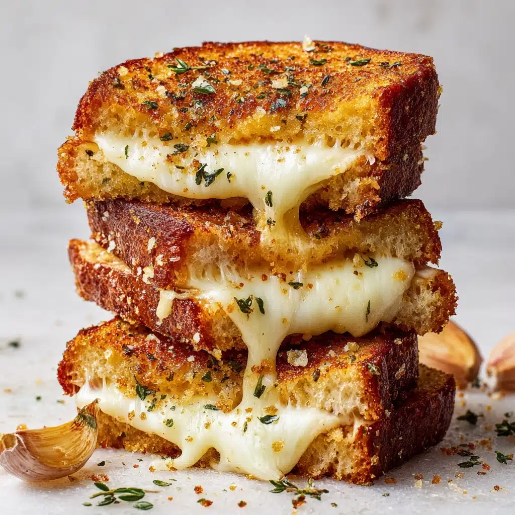 Garlic Bread Grilled Cheese Recipe That’ll Blow Your Mind Recipe - Recipe Image