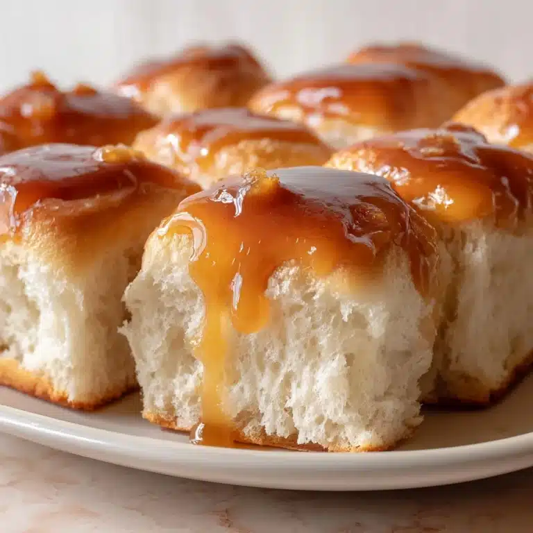 Orange Glazed Butterflake Rolls Recipe