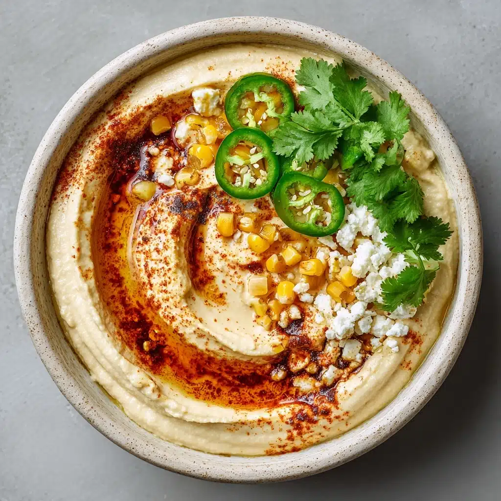 Street Corn Hummus Recipe - Recipe Image