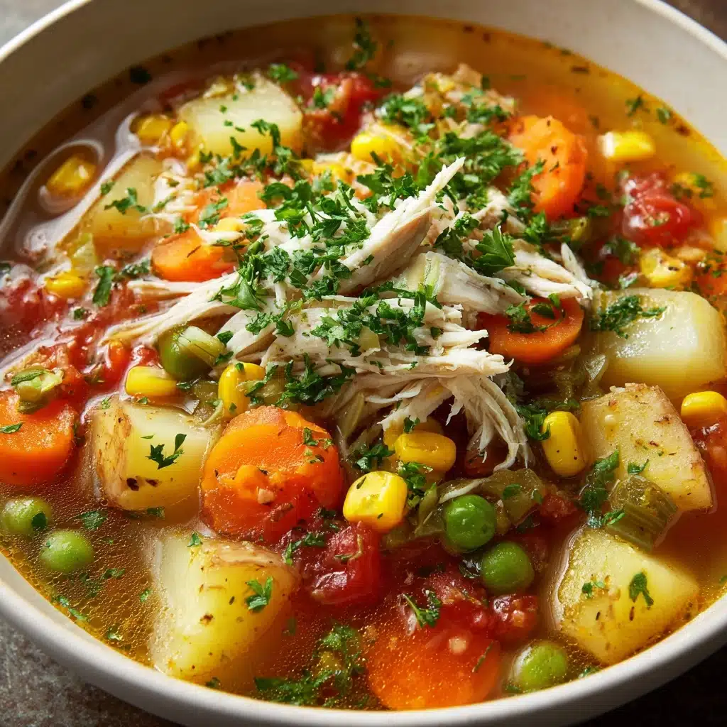 Healthy Chicken Vegetable Soup Recipe