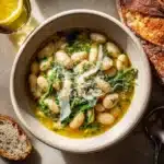 Brothy White Beans with Parmesan & Lemon Recipe