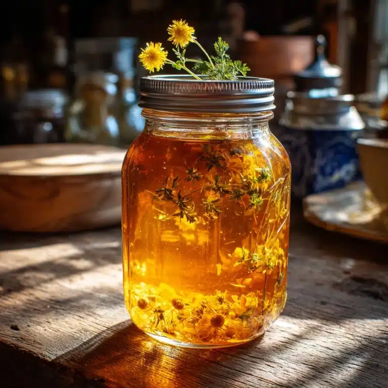Dandelion Honey Recipe