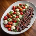 Balsamic Caprese Grilled Flank Steak Recipe