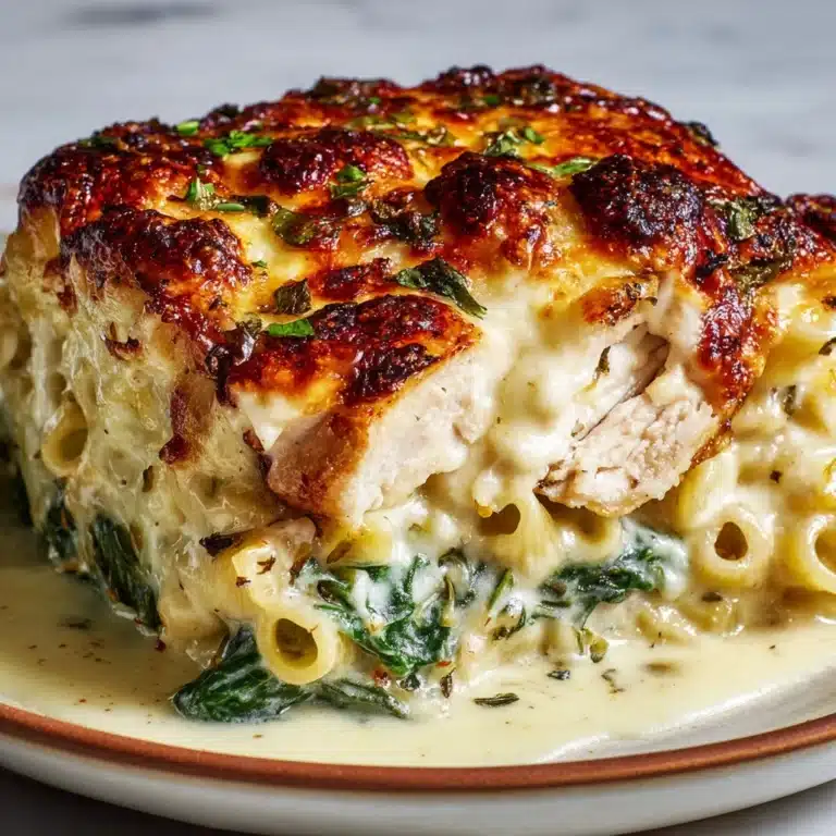Lazy Spinach Artichoke Baked Chicken Recipe