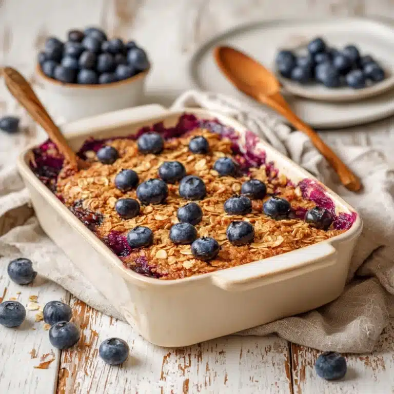 Blueberry Baked Oatmeal Recipe