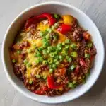 One Pot Wonder Stuffed Pepper Skillet Recipe