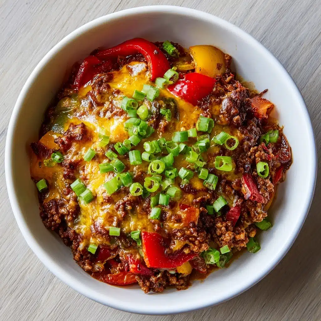 One Pot Wonder Stuffed Pepper Skillet Recipe