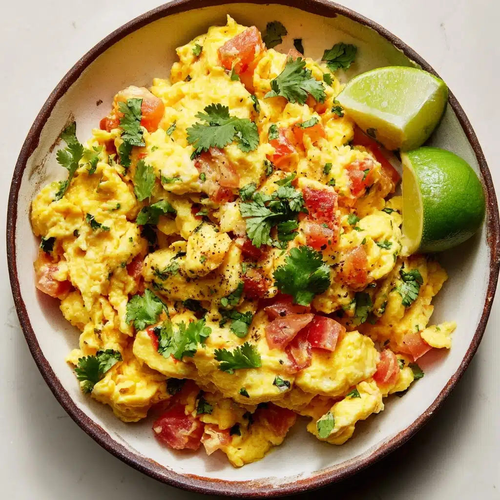 Mexican Scrambled Eggs with Fresh Flavors and Spice Recipe - Recipe Image