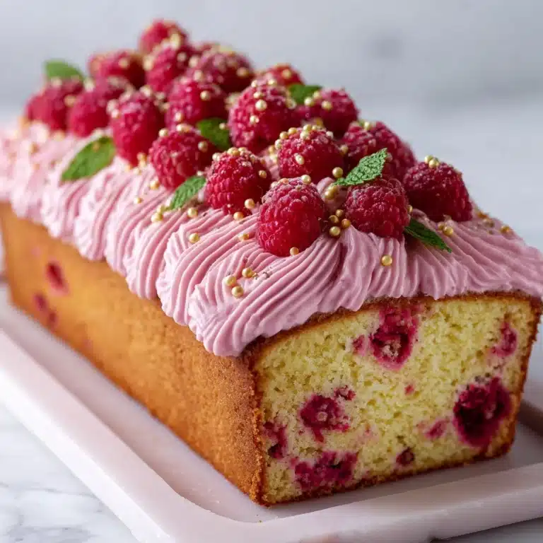 Lemon Raspberry Loaf Cake Recipe