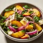Irresistible Peach Salad: Fresh, Sweet & Savory Recipe