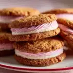 Lemon Strawberry Cheesecake Sandwich Cookies Recipe