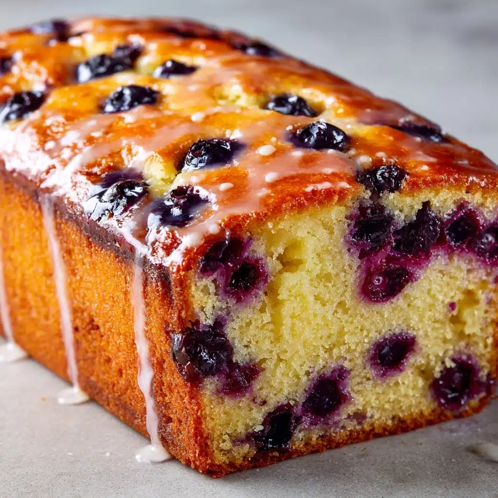 Blueberry Vanilla Bread with Lemon Glaze Recipe - Recipe Image