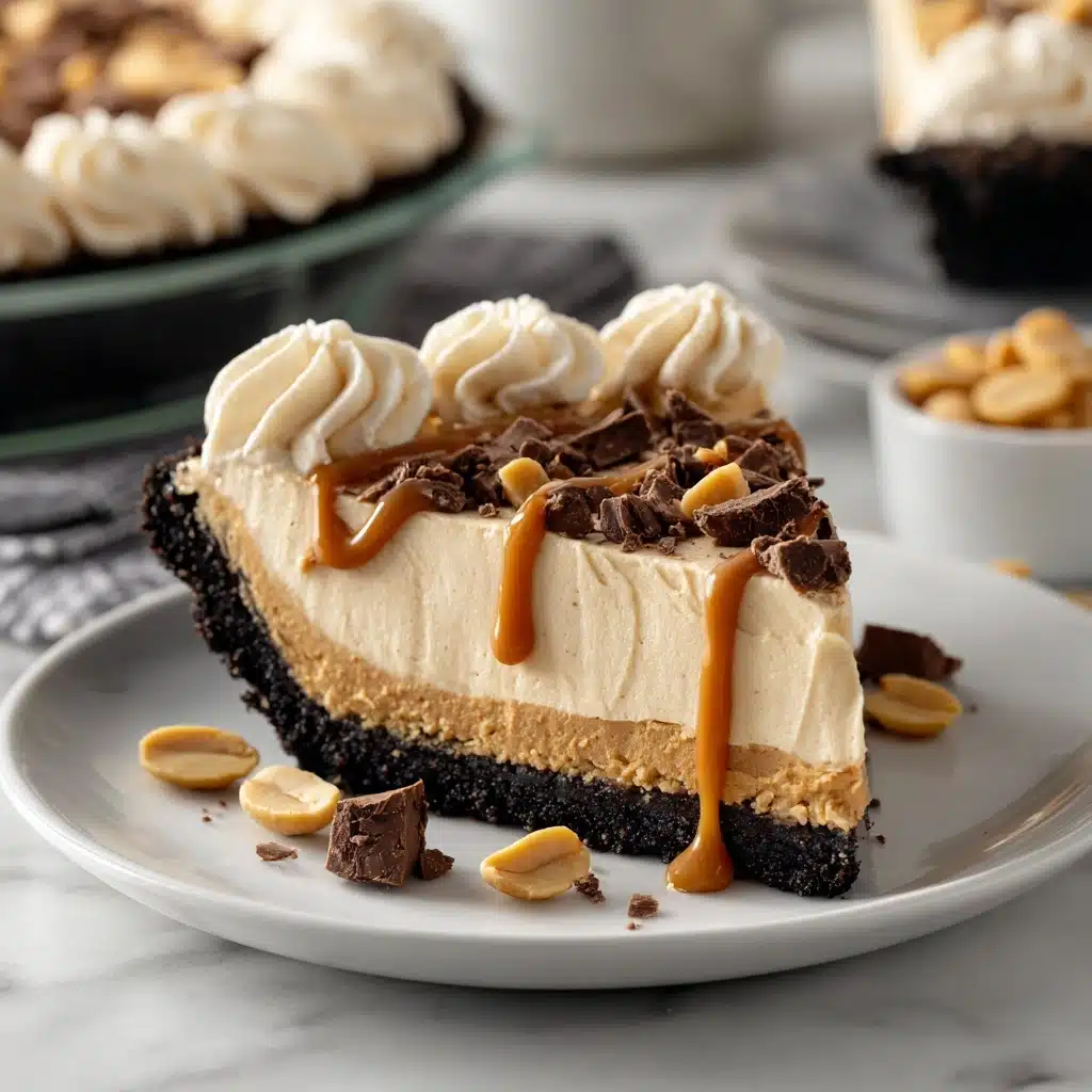 No Bake Cream Cheese Peanut Butter Pie Recipe