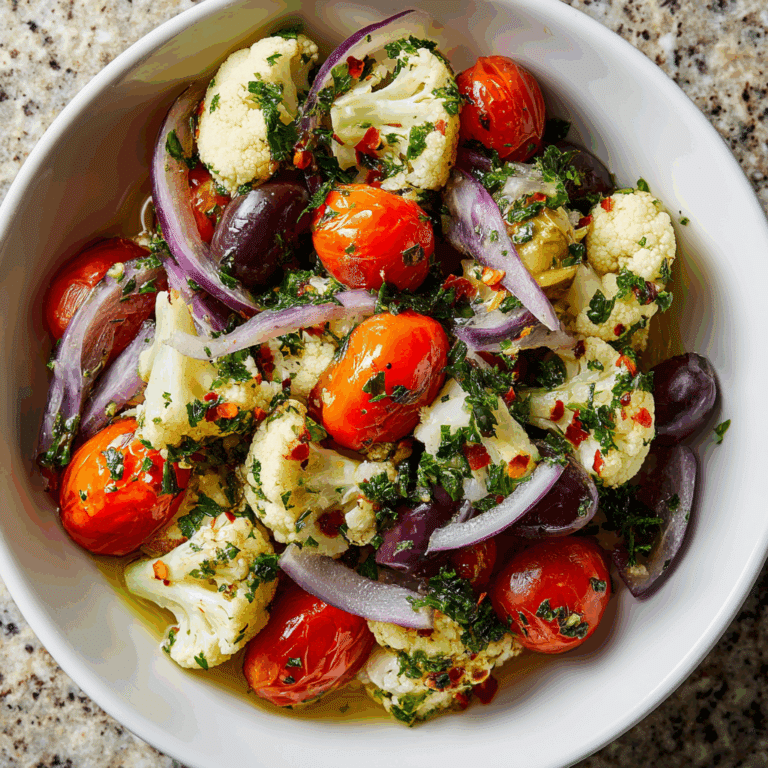 Sicilian Cauliflower Salad: A Refreshing Delight Awaits! Recipe