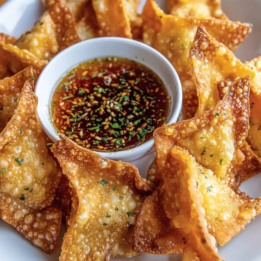 Crab Rangoons with Orange Sweet Chili Dipping Sauce Recipe