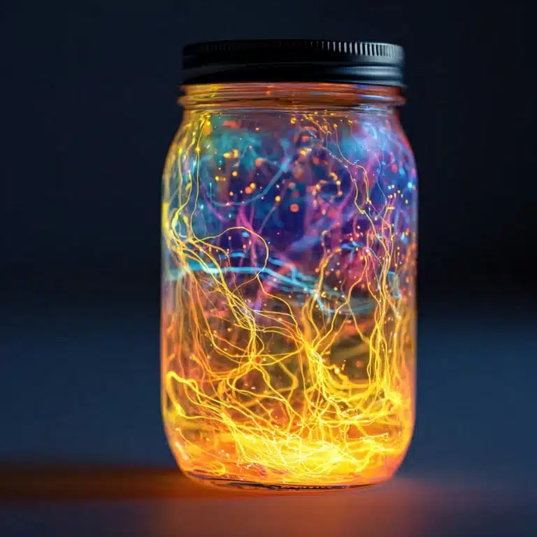 GLOW-IN-THE-DARK Fireworks in a Jar: Create Magical Fun! Recipe