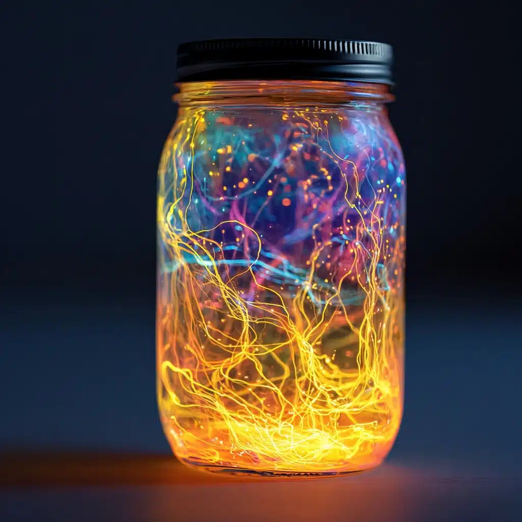 GLOW-IN-THE-DARK Fireworks in a Jar: Create Magical Fun! Recipe