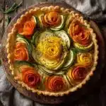 Vegetable Tart in Buttery Puff Pastry Recipe