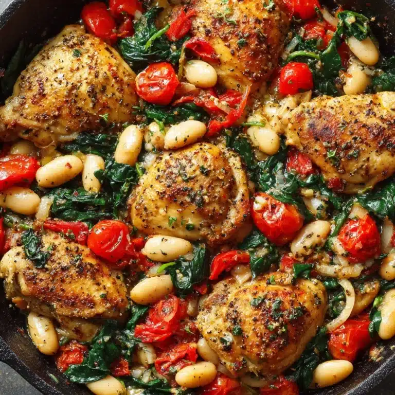 Herbed Chicken with Cannellini Beans Recipe
