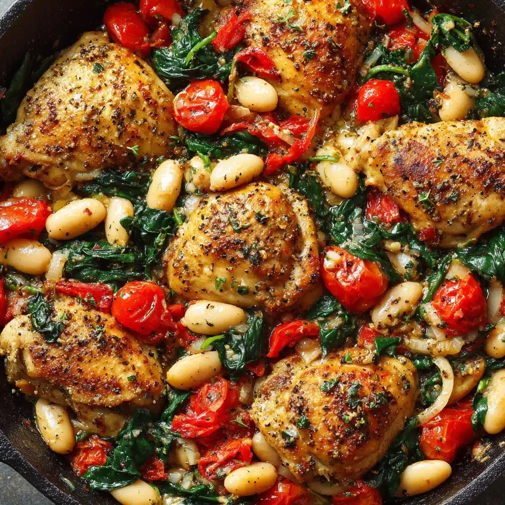 Herbed Chicken with Cannellini Beans Recipe