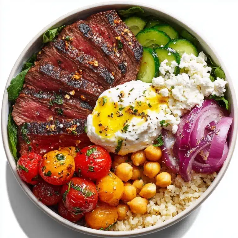 Mediterranean Steak Bowl Recipe