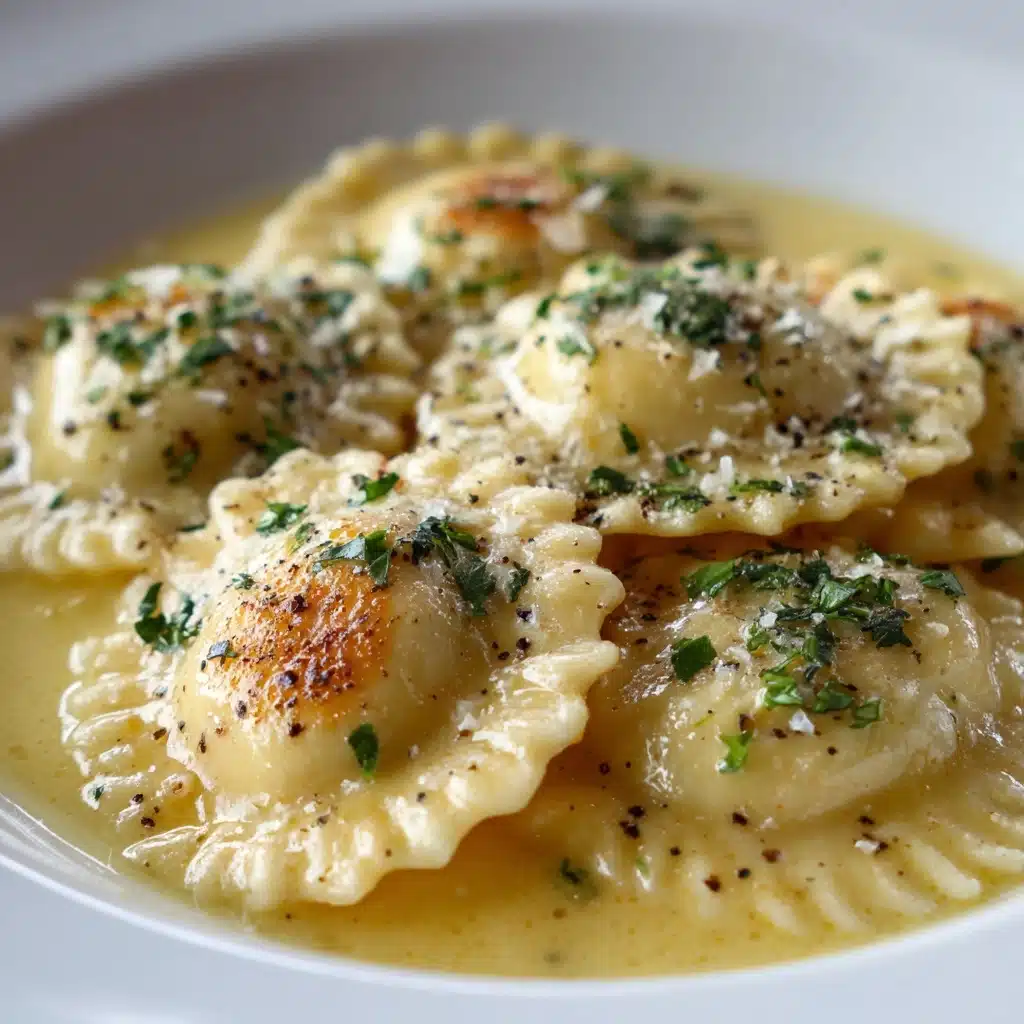 Lobster Ravioli in Garlic Butter Sauce Recipe - Recipe Image