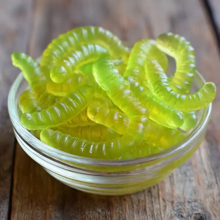 Dill Pickle Gummy Worms Recipe