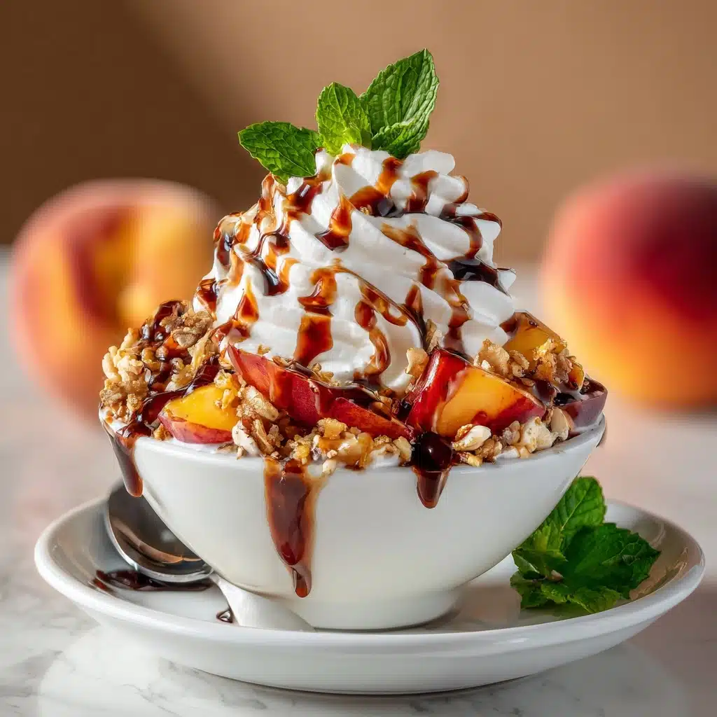 Grilled Peach Sundaes Recipe