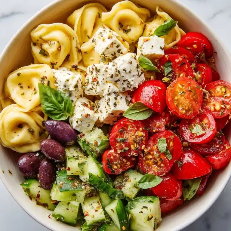 Greek Tortellini Pasta Salad Recipe