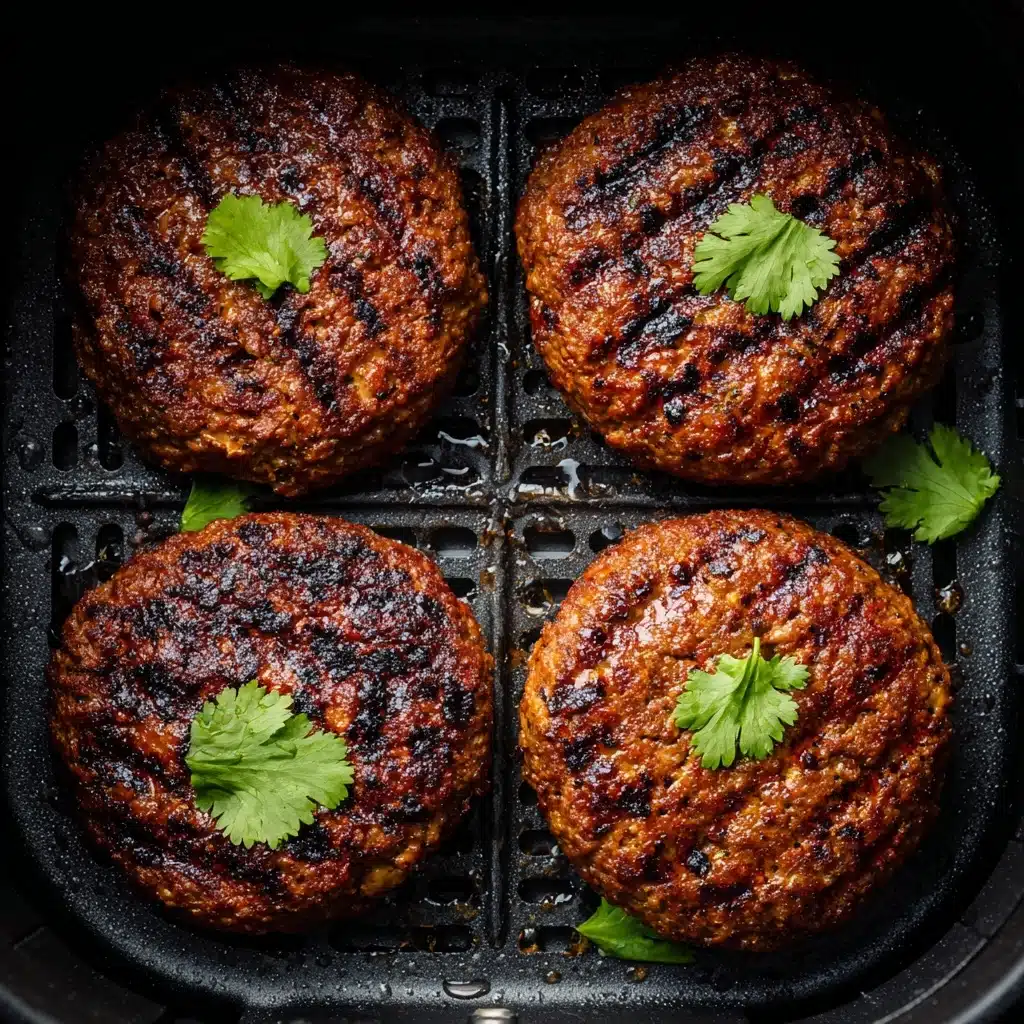 Air Fryer Burgers Recipe - Recipe Image