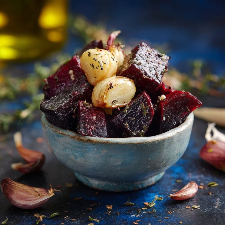 Roasted Beetroot and Garlic Recipe