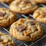 Thick and Chewy Peanut Butter Butterfinger Cookies Recipe