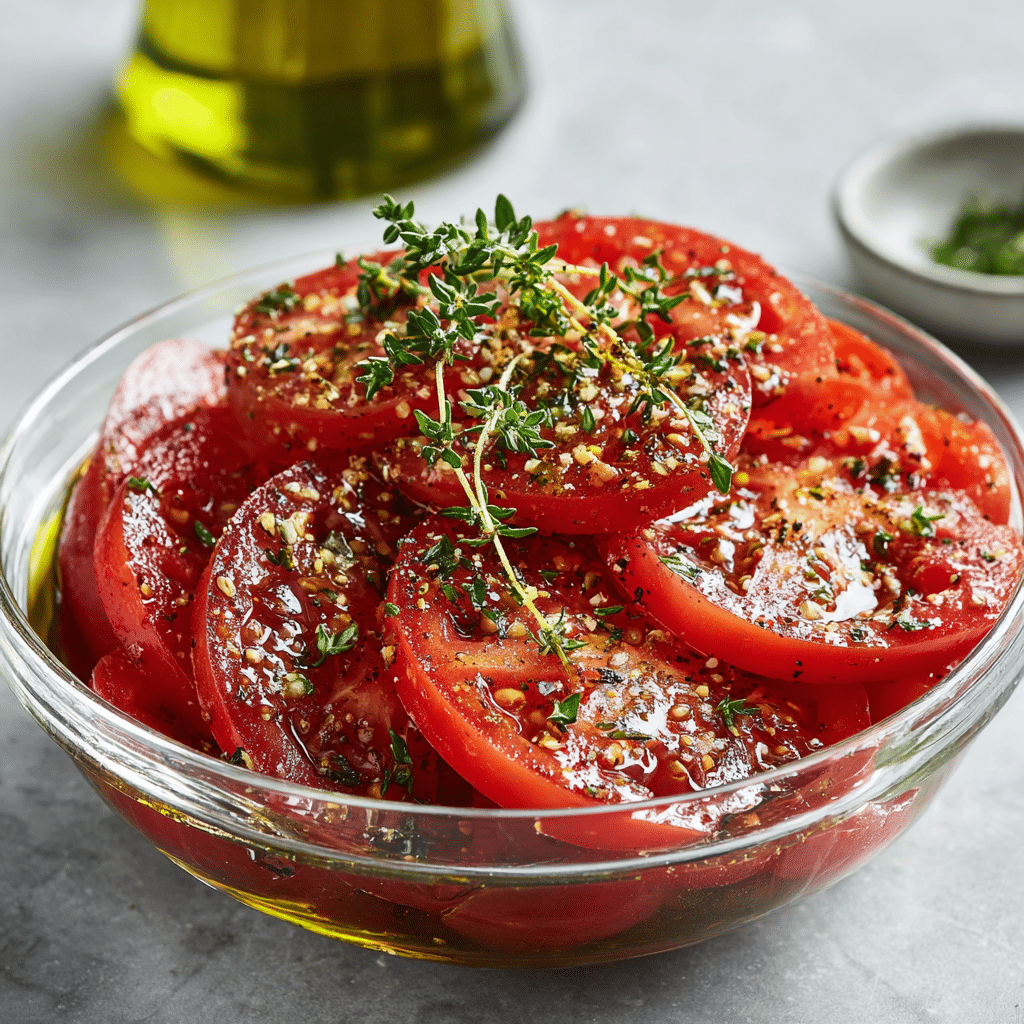 Easy Marinated Tomatoes Recipe