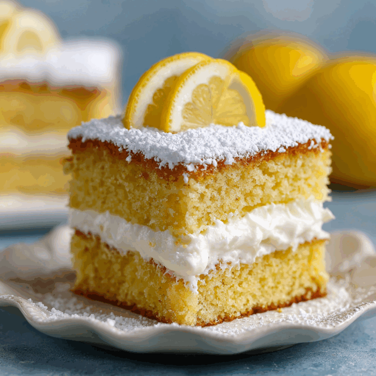 Lemon Gooey Butter Cake Recipe