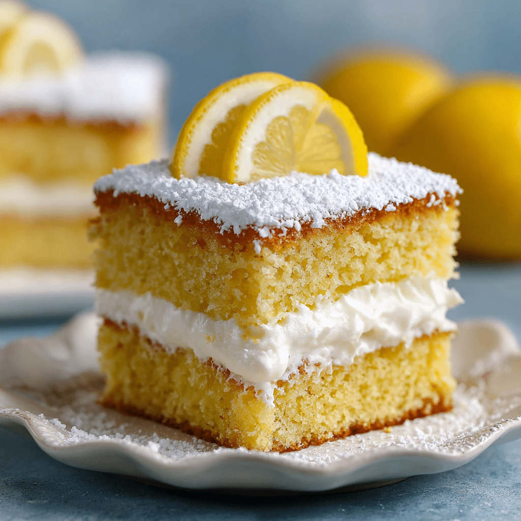 Lemon Gooey Butter Cake Recipe