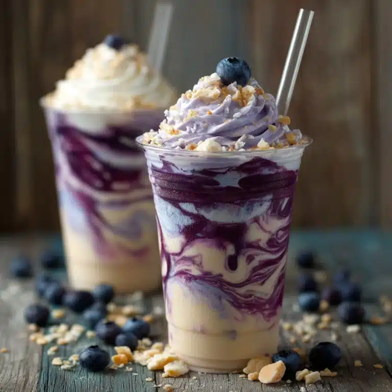 Blueberry Cheesecake Frappuccino Recipe