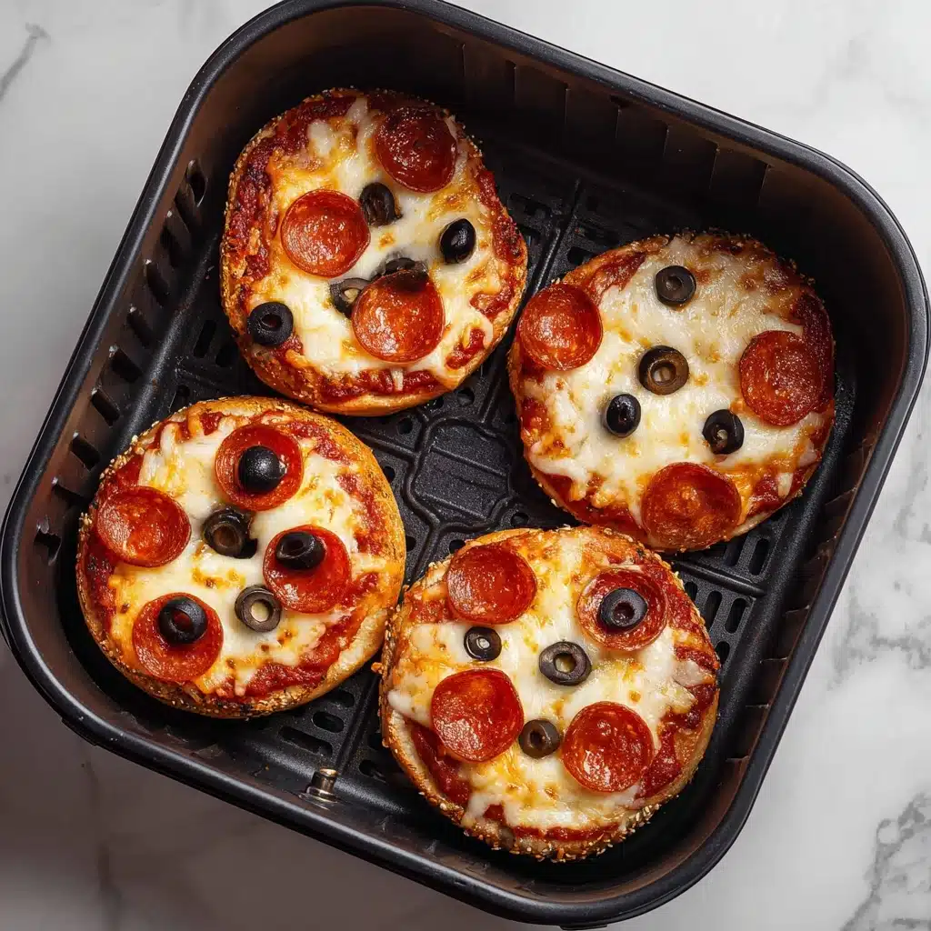 Air Fryer Pizza Bagels Recipe