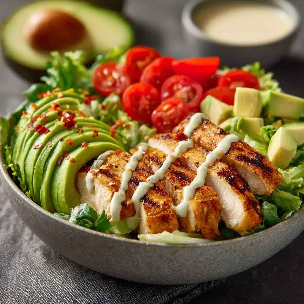 Grilled Chicken & Avocado Salad Bowl Recipe