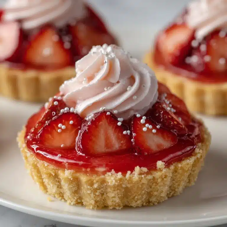 Mini Strawberry Pies with Sugar Cookie Crust Recipe