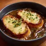 French Onion Short Rib Soup with Gruyère Toast Recipe