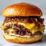 Caramelized Onion and Cheese Steak Sandwich Recipe