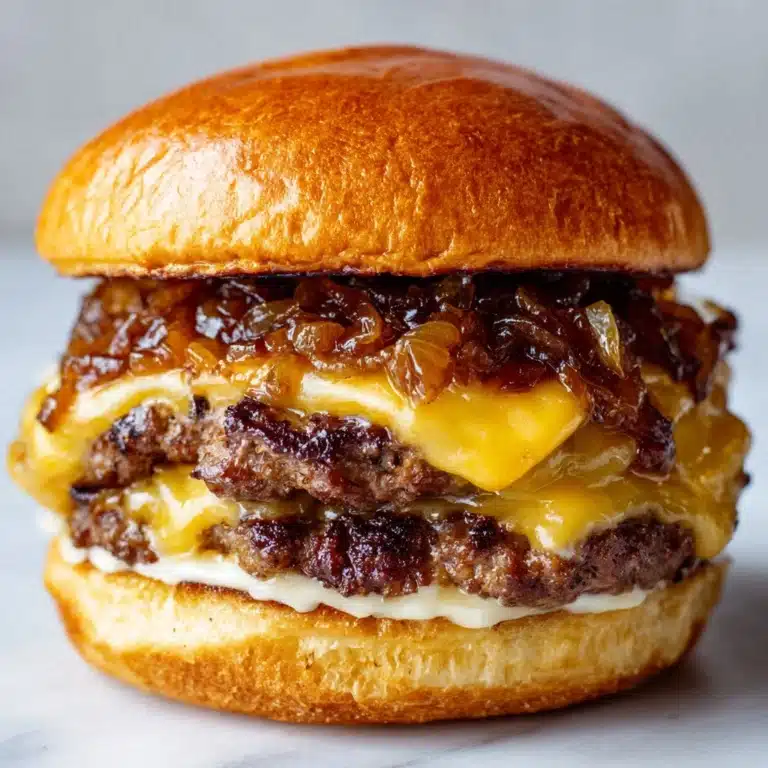 Caramelized Onion and Cheese Steak Sandwich Recipe