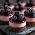 Blackberry Mini Cheesecakes Recipe