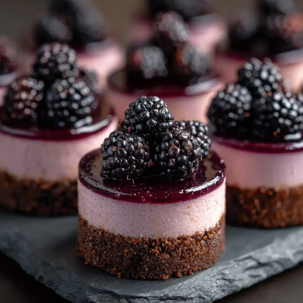Blackberry Mini Cheesecakes Recipe