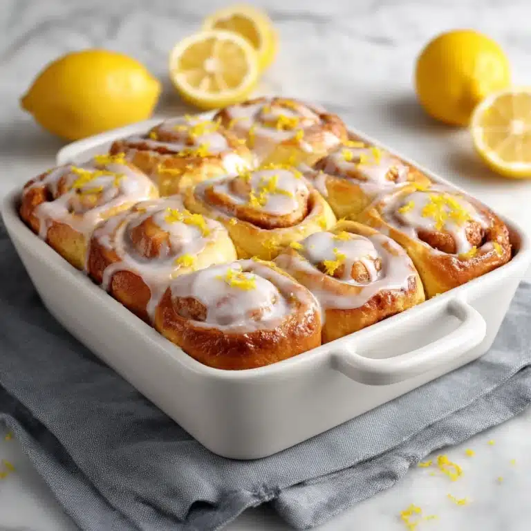 Lemon Sweet Rolls Recipe